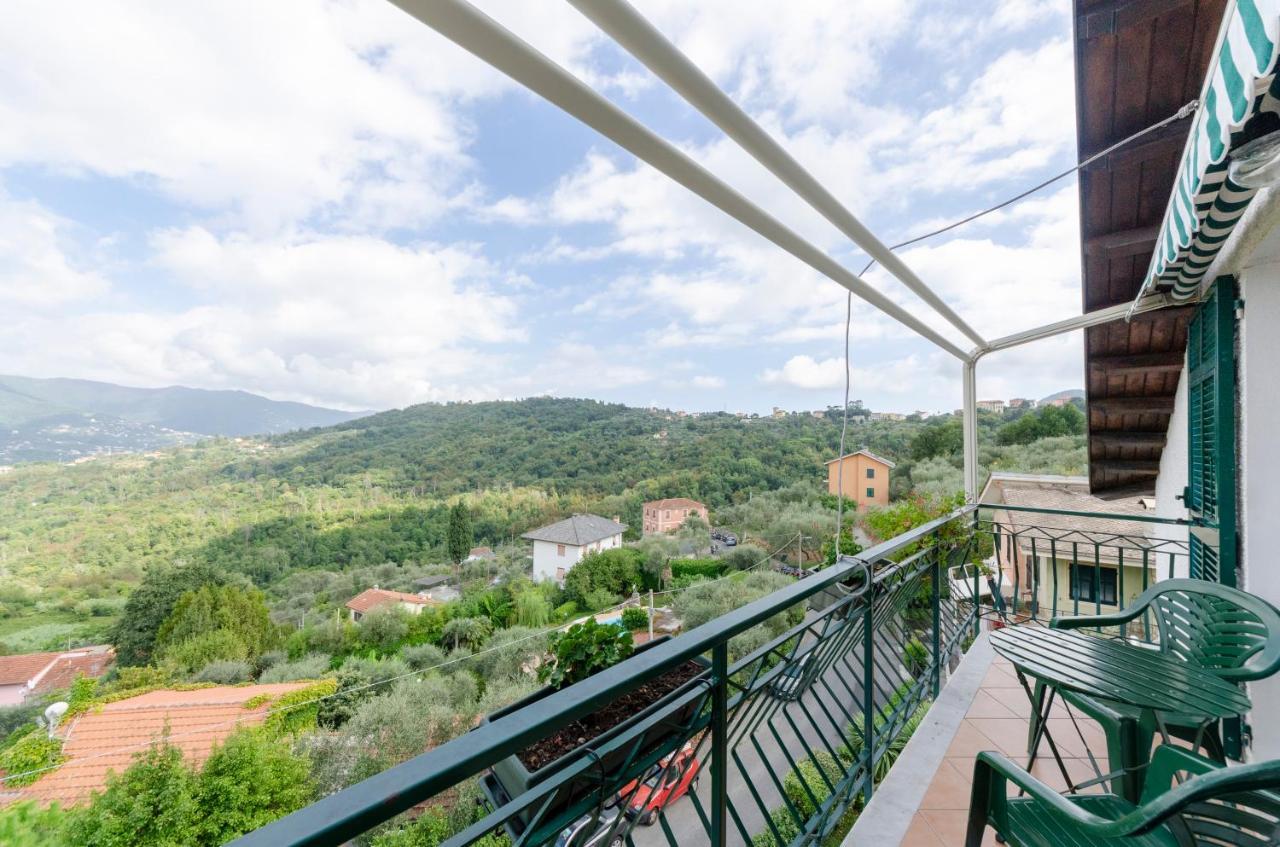 Ca' Do Pescou, Charming 2,Bedroom Apartment With Stunning Hill Views Overlooking The Greenery Рапалло Экстерьер фото