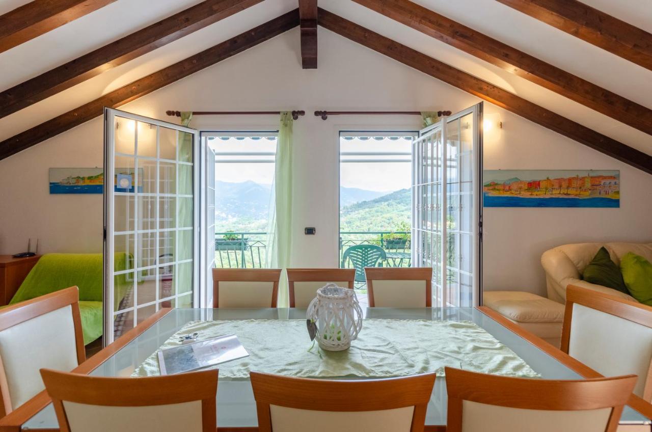 Ca' Do Pescou, Charming 2,Bedroom Apartment With Stunning Hill Views Overlooking The Greenery Рапалло Экстерьер фото